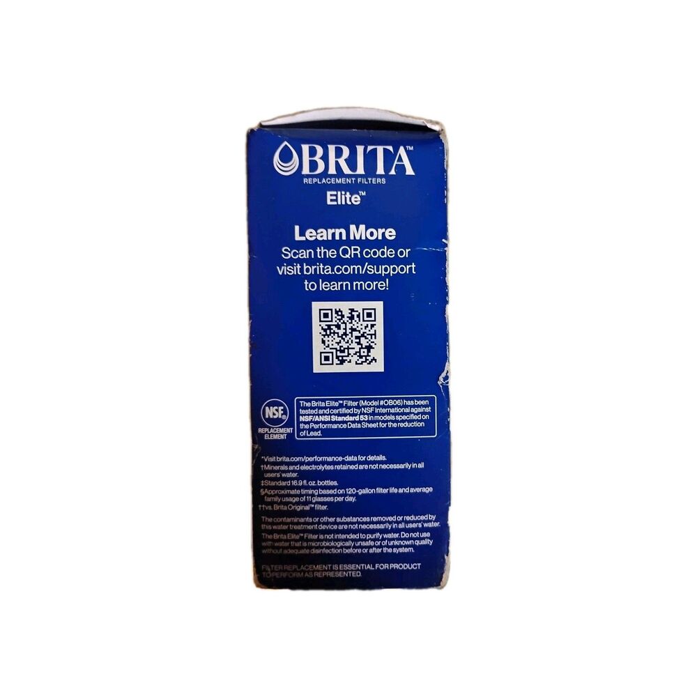 Brita Elite Long lasting Replacement Filters For Pitchers And Dispensers 2 Count - Picture 4 of 4